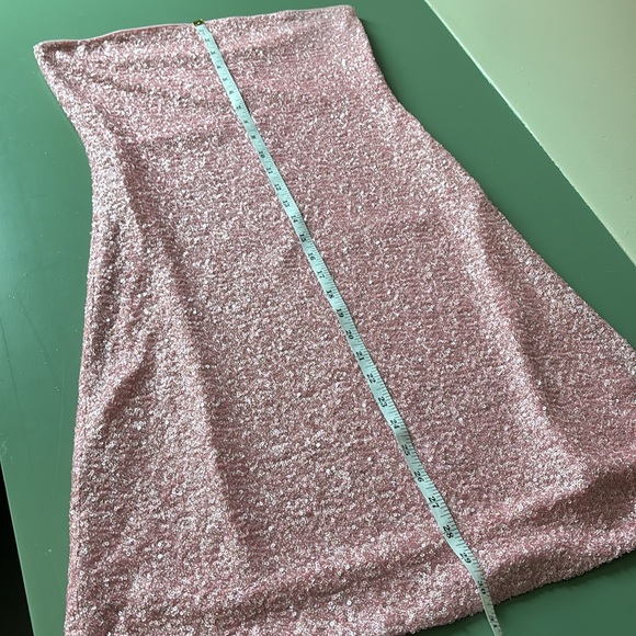 Susana Monaco Pink Sequin Tube Dress Size XL - Picture 9 of 9